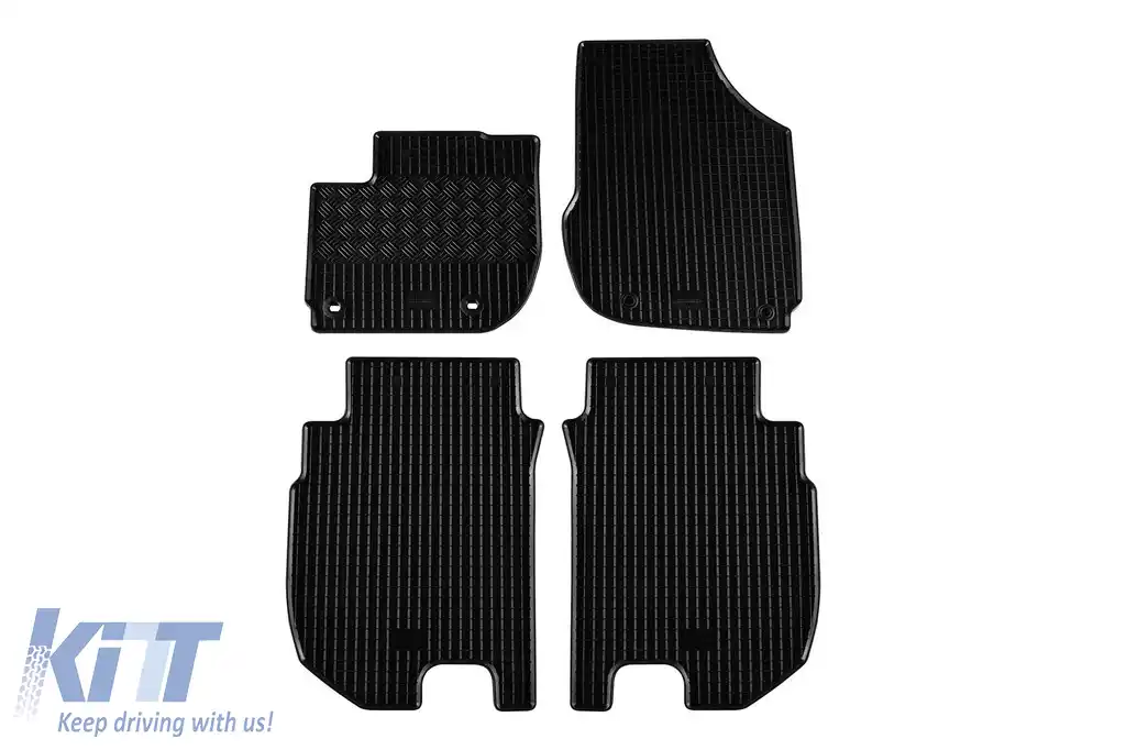 Mochete de cauciuc specifice, potrivite pentru Honda Jazz Crosstar, Jazz Hybrid după 2020, set de 4 piese, culoare neagră