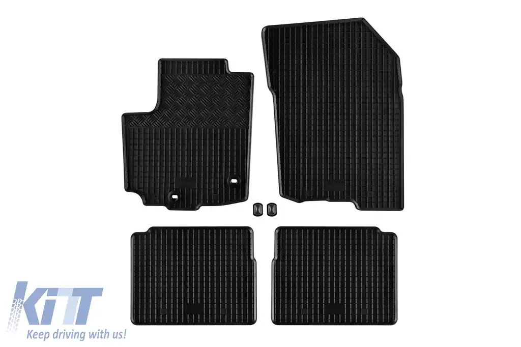 Mochete de cauciuc specifice, potrivite pentru Suzuki S-Cross Hybrid după 2020, set de 4 piese, culoare neagră