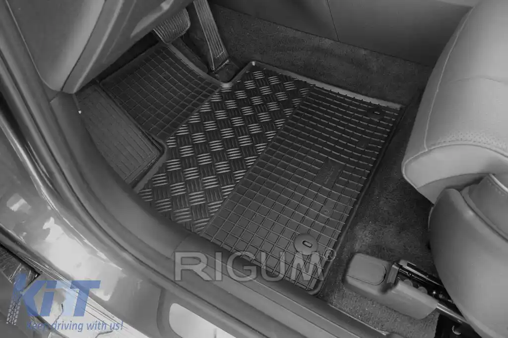 Mochete de cauciuc specifice, potrivite pentru Hyundai Santa Fe după 2021, set de 4 piese, culoare neagră-image-6229230