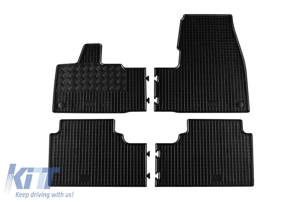 Mochete de cauciuc specifice, potrivite pentru BMW i3 după 2013, set de 4 piese, culoare neagră
