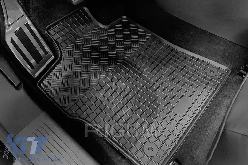 Mochete de cauciuc specifice potrivite pentru Citroen C5X, C5X PHEV după 2022, Peugeot 408, 408 PHEV după 2023, set de 4 piese, culoare neagră-image-6229351