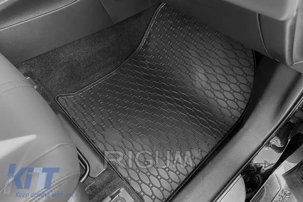 Mochete de cauciuc specifice, potrivite pentru Toyota Corolla Cross după 2022, set de 4 piese, culoare neagră-image-6229359