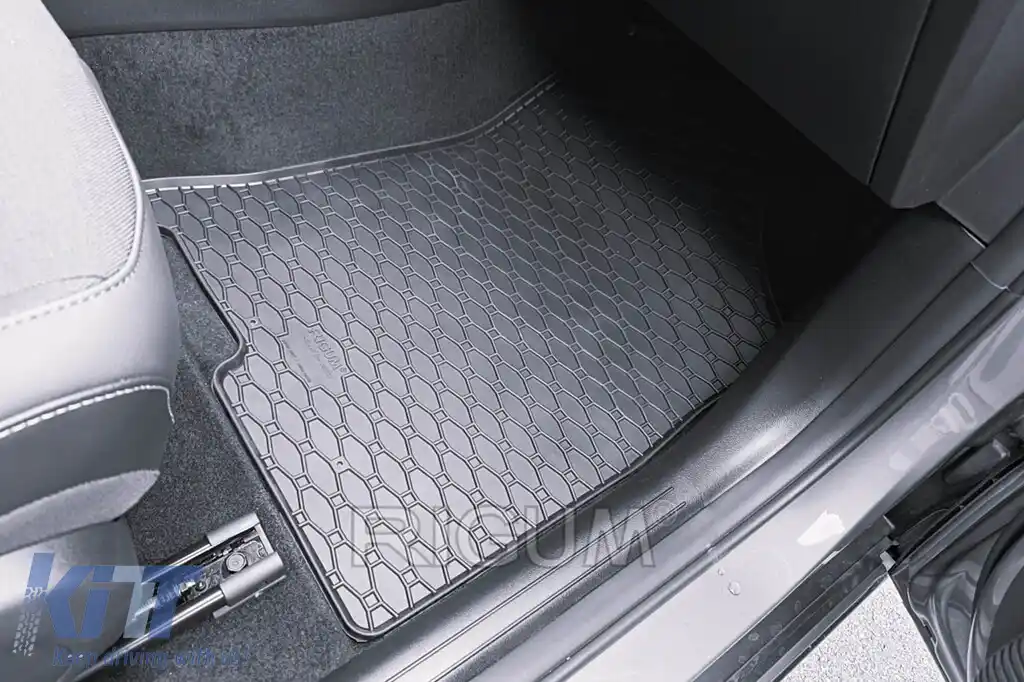 Mochete de cauciuc specifice, potrivite pentru Hyundai Kona, HEV după 2023, set de 4 piese, culoare neagră-image-6229438