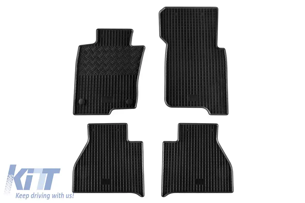 Mochete de cauciuc specifice, potrivite pentru Mercedes X class W470 după 2018, 4 uși, set de 4 piese, culoare neagră