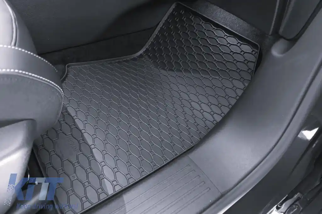 Mochete de cauciuc specifice, potrivite pentru Peugeot 3008 MHeV după 2024, set de 4 piese, culoare neagră-image-6229563