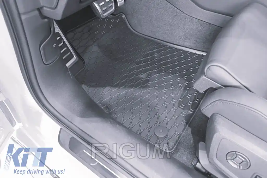 Mochete de cauciuc specifice, potrivite pentru Audi A5 MHeV după 2025, set de 4 piese, culoare neagră-image-6229595