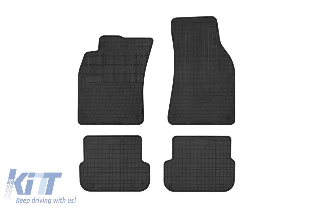 Mochete de cauciuc specifice, potrivite pentru Audi A6 C6 2006-2011, set de 4 piese, culoare neagră din seria Frogum El Toro