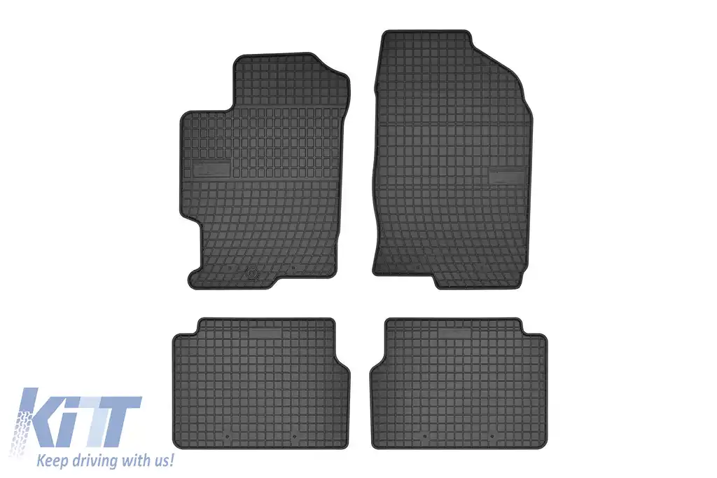 Mochete de cauciuc specifice potrivite pentru Mazda 6 2002-2007, set de 4 piese, culoare neagră din seria Frogum El Toro