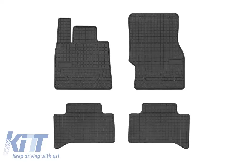 Mochete de cauciuc specifice, potrivite pentru Alfa Romeo Stelvio după 2016, set de 4 piese, culoare neagră