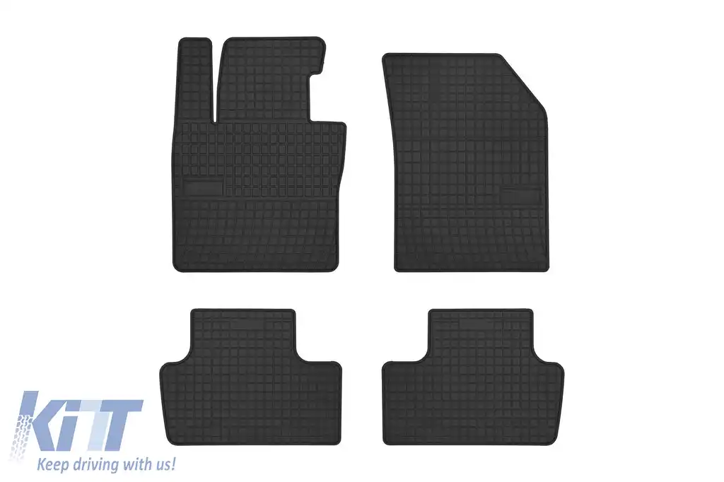 Mochete de cauciuc specifice potrivite pentru Volvo XC60 după 2017, set de 4 piese, culoare neagră