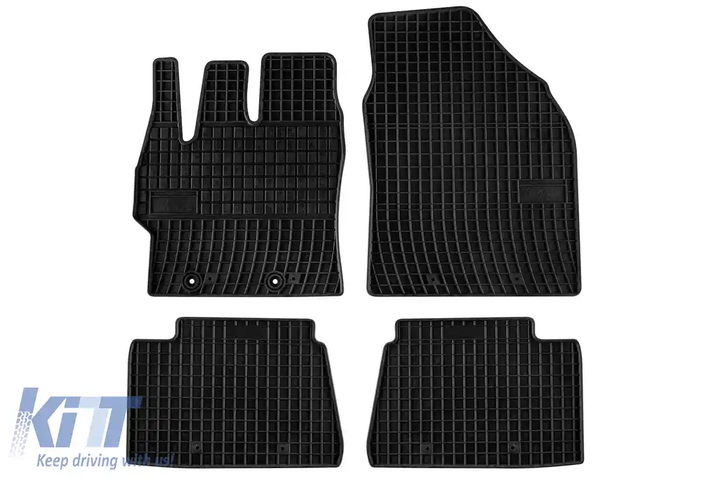 Mochete de cauciuc specifice potrivite pentru seria Frogum El Toro pentru Toyota Yaris IV după 2020, Yaris Cross după 2021, set de 4 piese, culoare neagră
