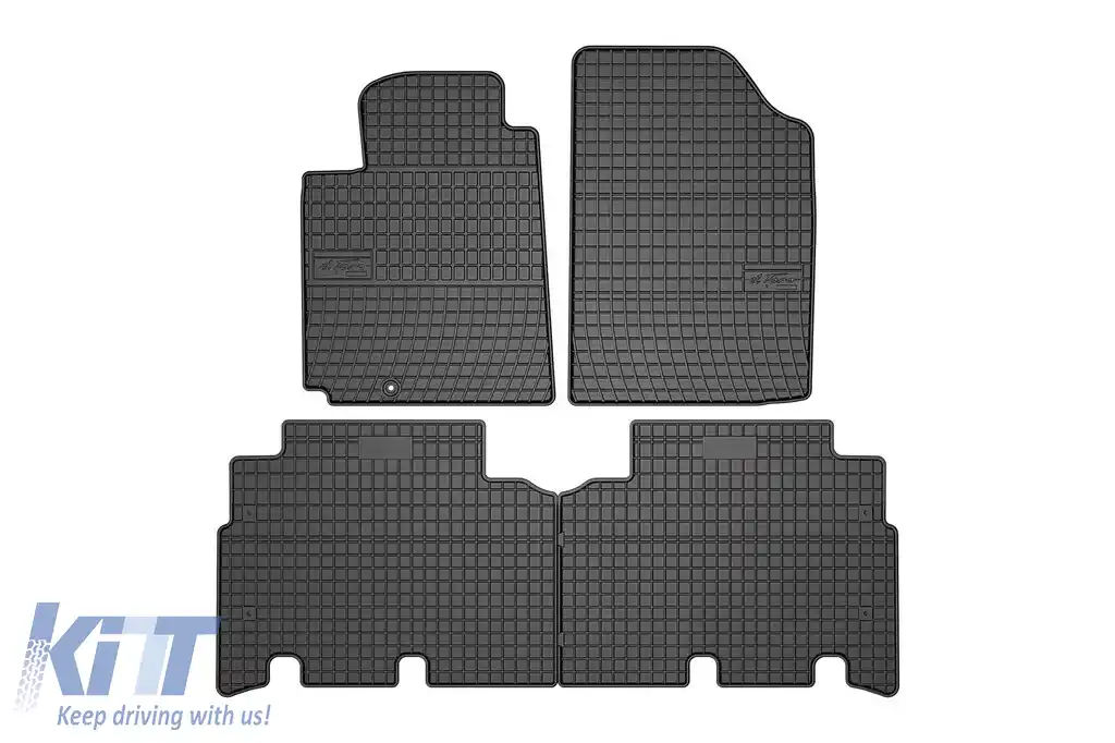 Mochete de cauciuc specifice potrivite pentru Toyota Yaris Verso 1999-2005, set de 4 piese, culoare neagră