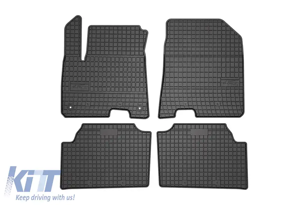 Mochete de cauciuc specifice, potrivite pentru Kia E-Niro după 2018, set de 4 piese, culoare neagră