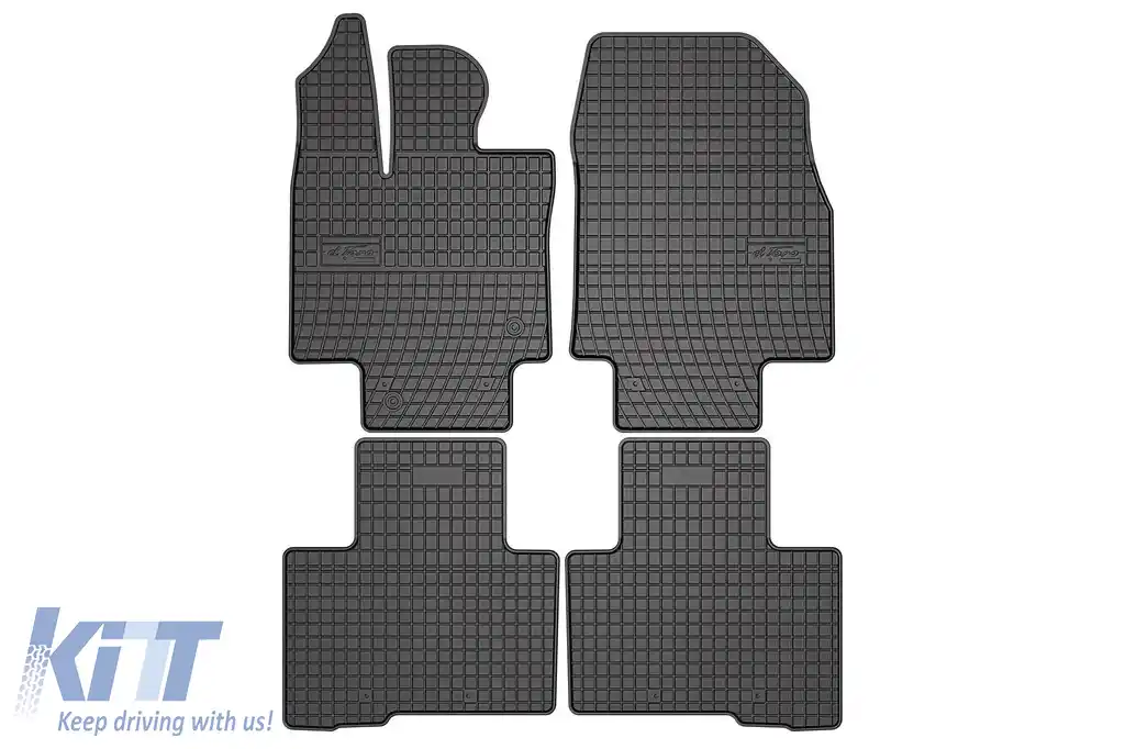 Mochete de cauciuc specifice, potrivite pentru Toyota Highlander după 2019, set de 4 piese, culoare neagră