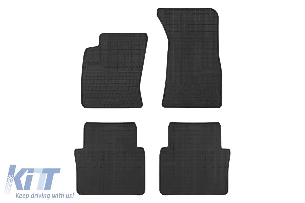 Mochete de cauciuc specifice, potrivite pentru Audi A8 D3 2002-2009 cu ampatament scurt, set de 4 piese, culoare neagră din seria Frogum El Toro