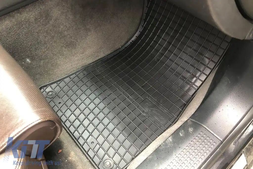 Mochete de cauciuc specifice, potrivite pentru Audi A8 D3 2002-2009 cu ampatament scurt, set de 4 piese, culoare neagră din seria Frogum El Toro-image-6231417