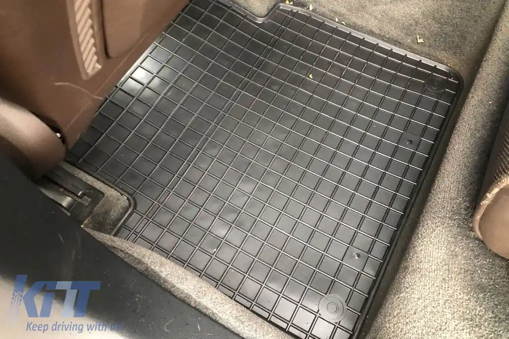 Mochete de cauciuc specifice, potrivite pentru Audi A8 D3 2002-2009 cu ampatament scurt, set de 4 piese, culoare neagră din seria Frogum El Toro-image-6231418