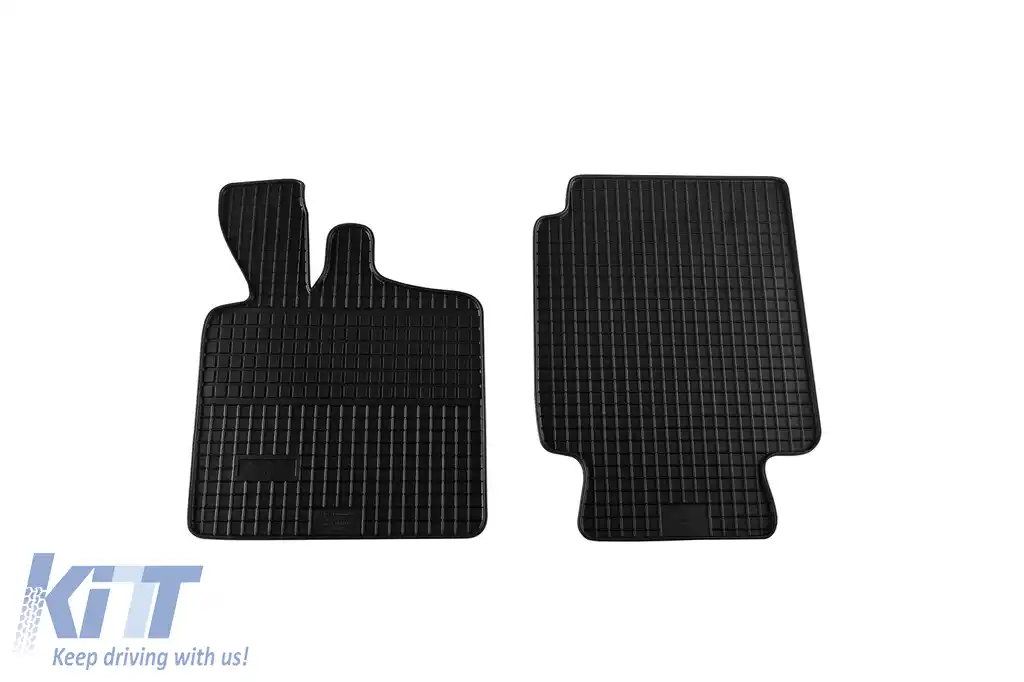 Mochete de cauciuc specifice, potrivite pentru Smart ForTwo coupe, cabrio 1998-2007, set de 2 piese, culoare neagră