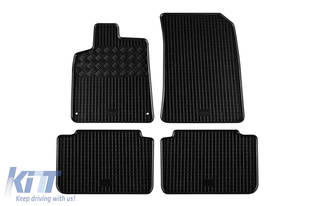 Mochete de cauciuc specifice, potrivite pentru Citroen C5 2001-2004, set de 4 piese, culoare neagră