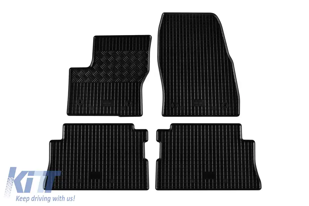 Mochete de cauciuc specifice, potrivite pentru Ford Kuga 2013-2019, set de 4 piese, culoare neagră