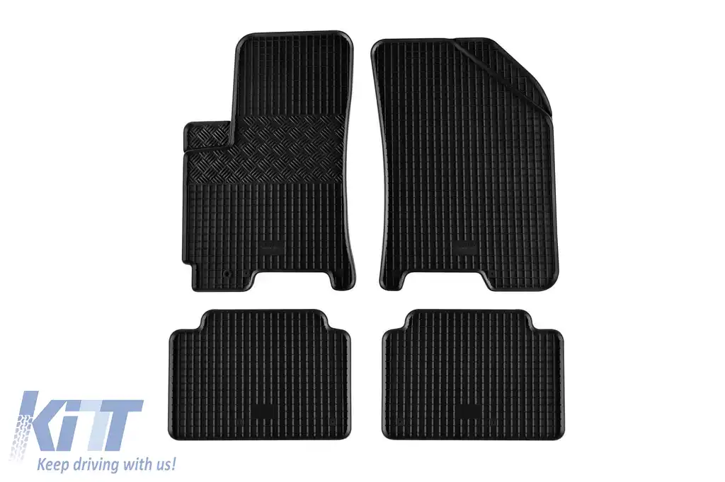 Mochete de cauciuc specifice potrivite pentru Chevrolet Aveo, Kalos, Lacetti, Nubira după 2004, set de 4 piese, culoare neagră