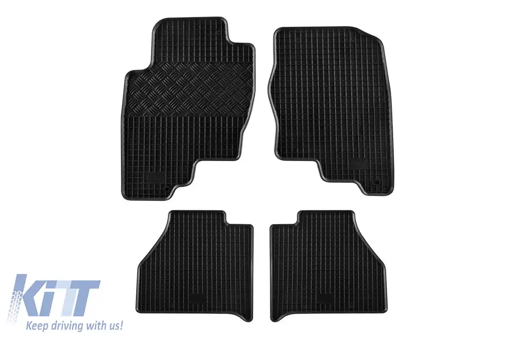 Mochete de cauciuc specifice, potrivite pentru Nissan Navara Le New după 2007, set de 4 piese, culoare neagră