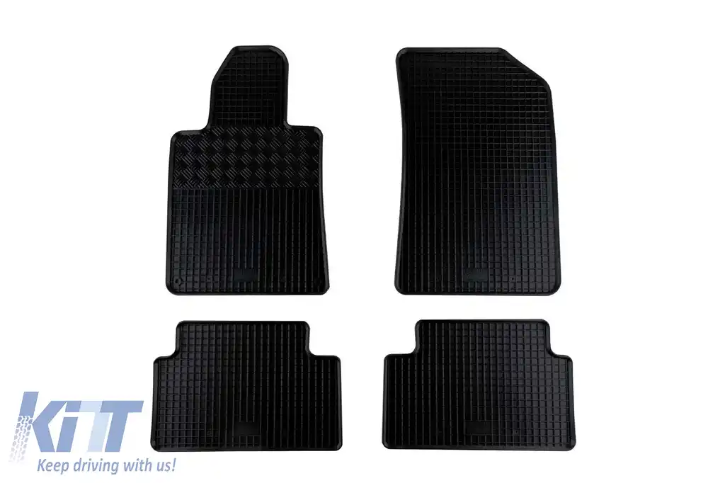 Mochete de cauciuc specifice, potrivite pentru Peugeot 508 sedan, SW după 2011, set de 4 piese, culoare neagră