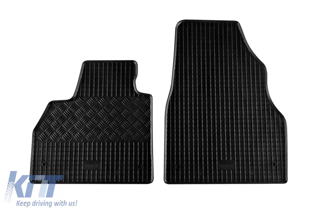 Mochete de cauciuc specifice potrivite pentru Mercedes Citan după 2012, Renault Kangoo după 2008, 2 locuri, set de 2 piese, culoare neagră