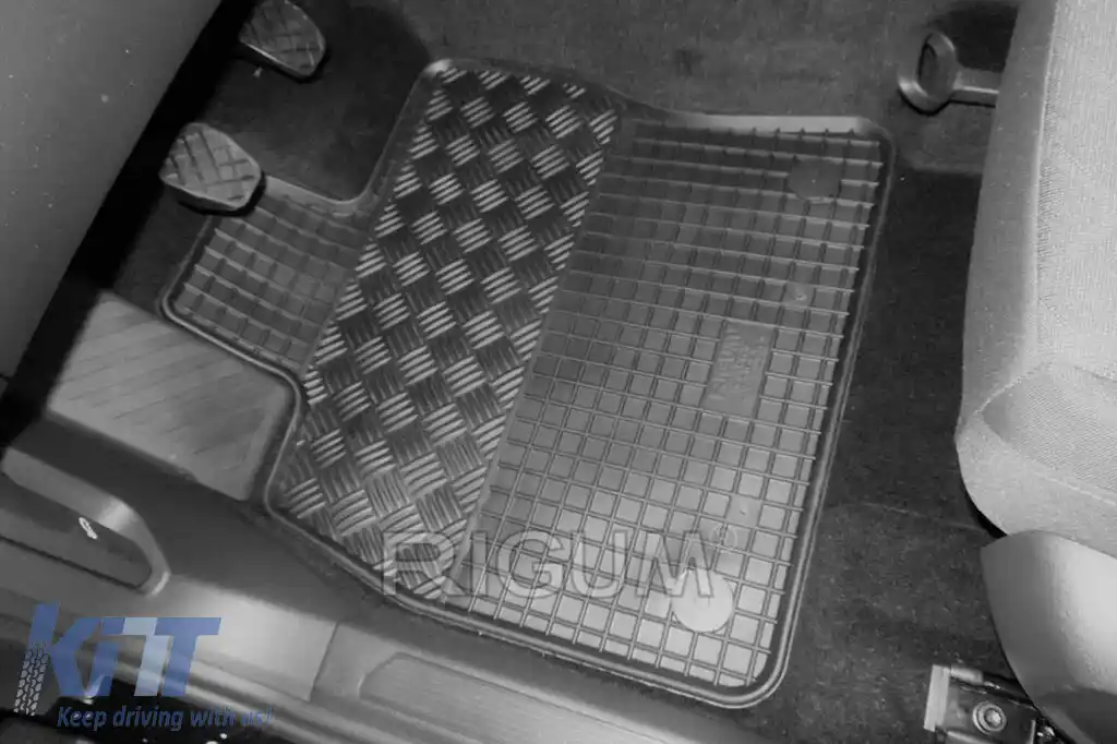 Mochete de cauciuc specifice potrivite pentru Audi A3 Sportback după 2013, Volkswagen Golf 7 2012-2020, Golf 8 hatchback, hatchback GTE după 2020, Seat Leon 2013-2019, set de 4 piese, culoare neagră-image-6249114