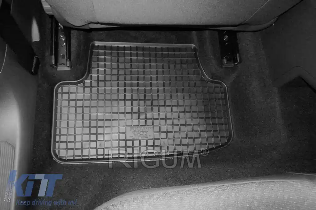 Mochete de cauciuc specifice potrivite pentru Audi A3 Sportback după 2013, Volkswagen Golf 7 2012-2020, Golf 8 hatchback, hatchback GTE după 2020, Seat Leon 2013-2019, set de 4 piese, culoare neagră-image-6249116