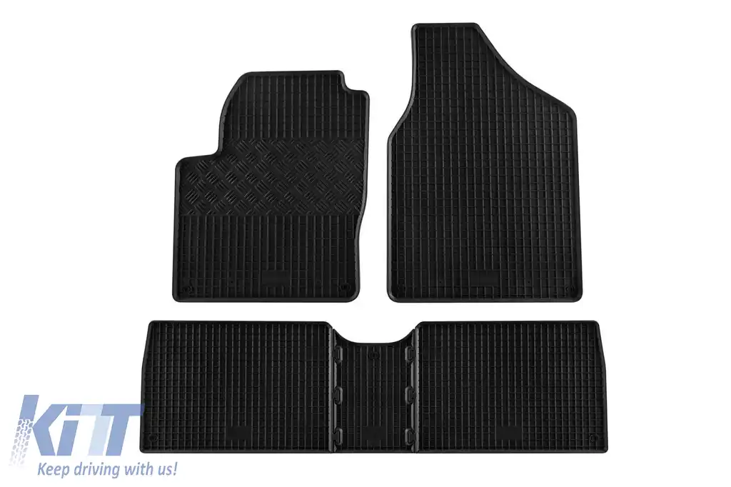 Mochete de cauciuc specifice potrivite pentru Ford Galaxy, Seat Alhambra, VW Sharan după 1995, 5 locuri, set de 4 piese, culoare neagră