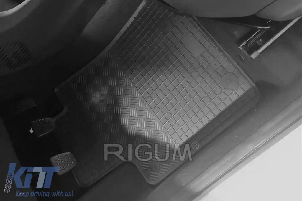 Mochete de cauciuc specifice potrivite pentru Citroen C1, Peugeot 108 2014-2021, set de 4 piese, culoare neagră-image-6249222