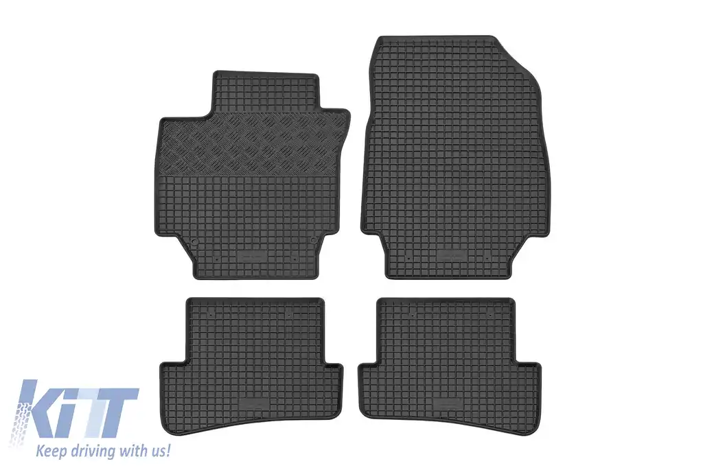 Mochete de cauciuc specifice, potrivite pentru Renault Captur după 2013, set de 4 piese, culoare neagră