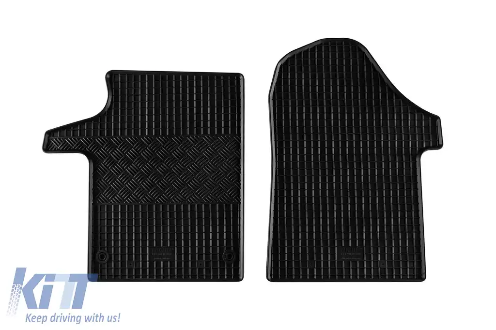 Mochete de cauciuc specifice potrivite pentru Mercedes V class W447, Vito după 2014 față, set de 2 piese, culoare neagră