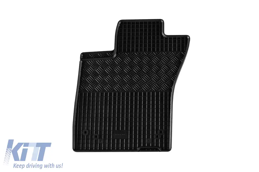 Mochete de cauciuc specifice potrivite pentru Fiat Tipo hatchback, sedan, wagon după 2016, set de 4 piese, culoare neagră-image-6249475