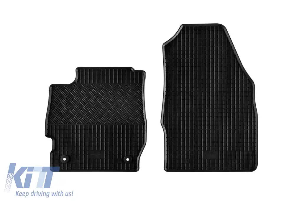 Mochete de cauciuc specifice, potrivite pentru Ford KA+ după 2016, set de 4 piese, culoare neagră-image-6249563