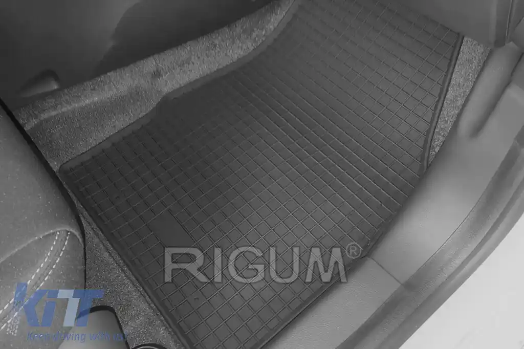 Mochete de cauciuc specifice, potrivite pentru Ford KA+ după 2016, set de 4 piese, culoare neagră-image-6249566