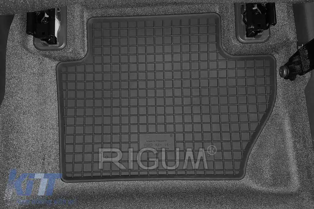 Mochete de cauciuc specifice, potrivite pentru Ford KA+ după 2016, set de 4 piese, culoare neagră-image-6249567