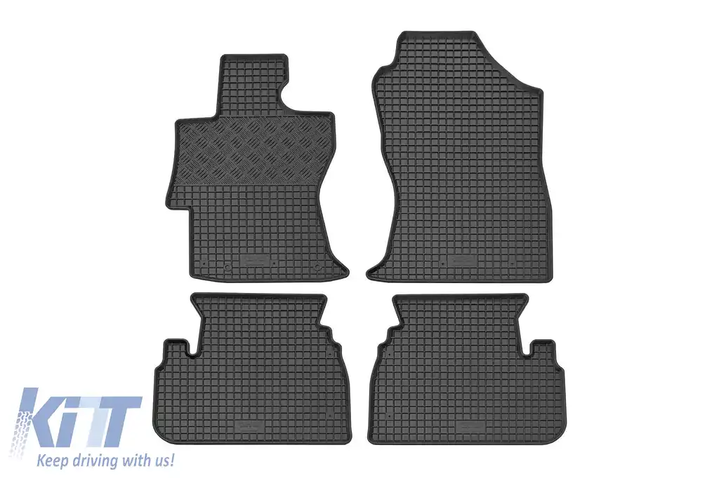 Mochete de cauciuc specifice potrivite pentru Subaru Impreza, XV după 2018, Impreza E-Boxer, XV E-Boxer după 2020, set de 4 piese, culoare neagră