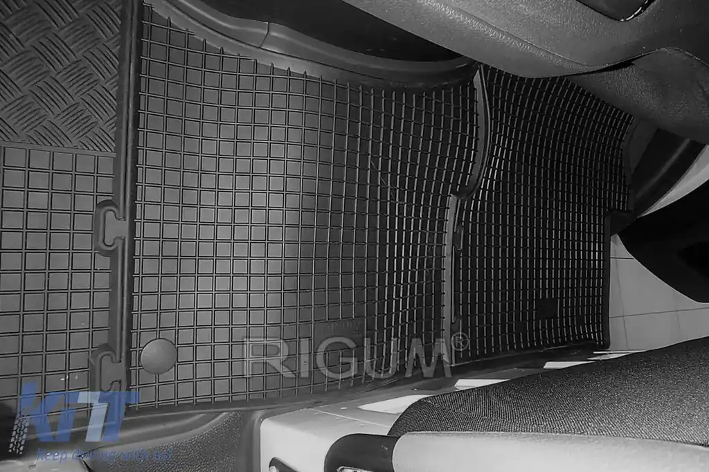 Mochete de cauciuc specifice potrivite pentru Mercedes Sprinter 907 după 2018 cu 2 sau 3 locuri, set de 3 piese, culoare neagră-image-6249778