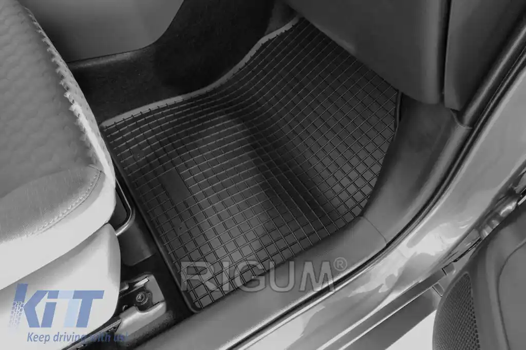 Mochete de cauciuc specifice, potrivite pentru Toyota Yaris, Yaris Hybrid, Yaris Cross după 2020, Mazda 2 Hybrid după 2022, set de 4 piese, culoare neagră-image-6249945