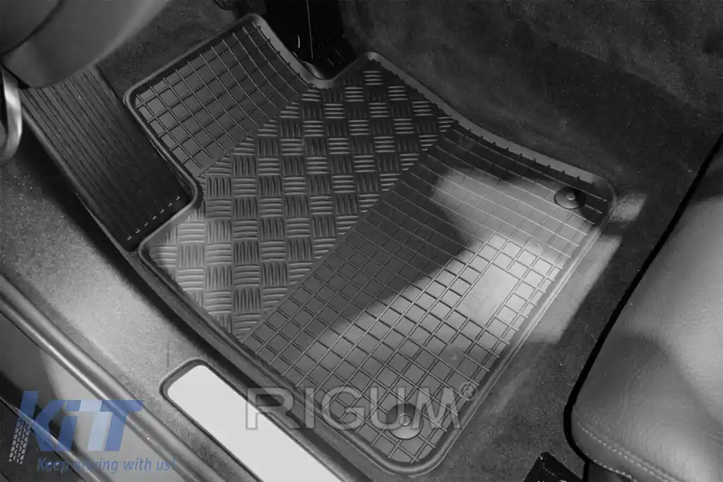 Mochete de cauciuc specifice potrivite pentru Volvo S60, S60 PHEV, V60, V60 PHEV după 2018, set de 4 piese, culoare neagră-image-6250032