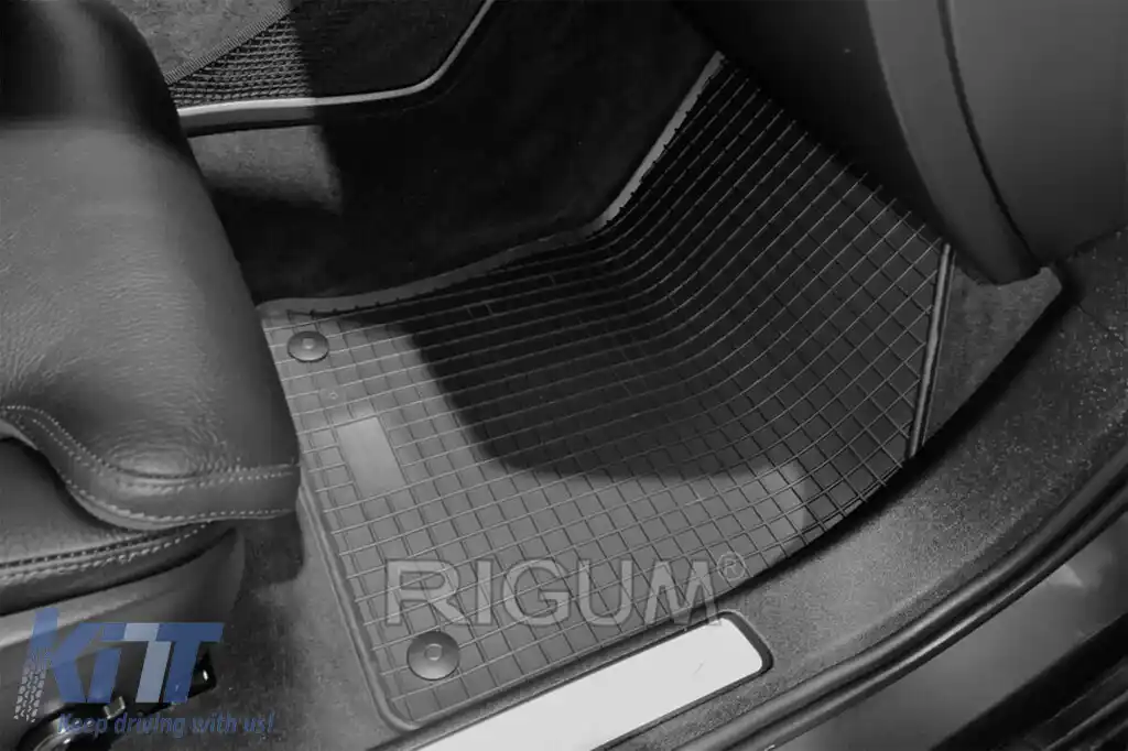 Mochete de cauciuc specifice potrivite pentru Volvo S60, S60 PHEV, V60, V60 PHEV după 2018, set de 4 piese, culoare neagră-image-6250033