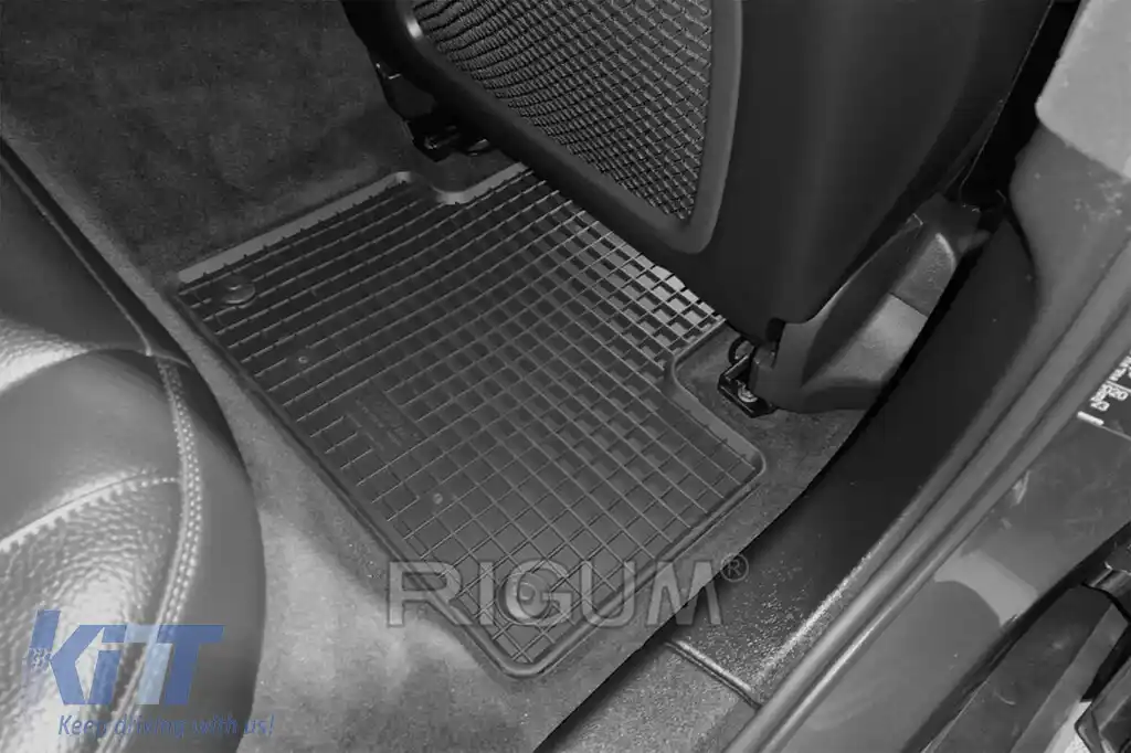 Mochete de cauciuc specifice potrivite pentru Volvo S60, S60 PHEV, V60, V60 PHEV după 2018, set de 4 piese, culoare neagră-image-6250034