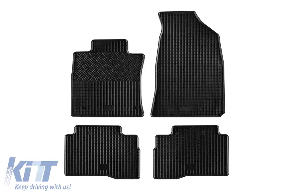 Mochete de cauciuc specifice, potrivite pentru Ssangyong Tivoli după 2015, Grand Tivoli după 2021, set de 4 piese, culoare neagră