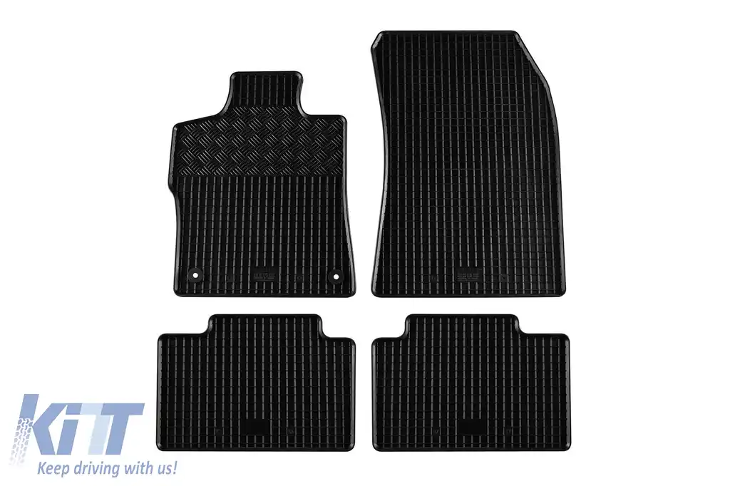 Mochete de cauciuc specifice potrivite pentru Peugeot 308 SW, 308 SW Hybrid după 2022, set de 4 piese, culoare neagră