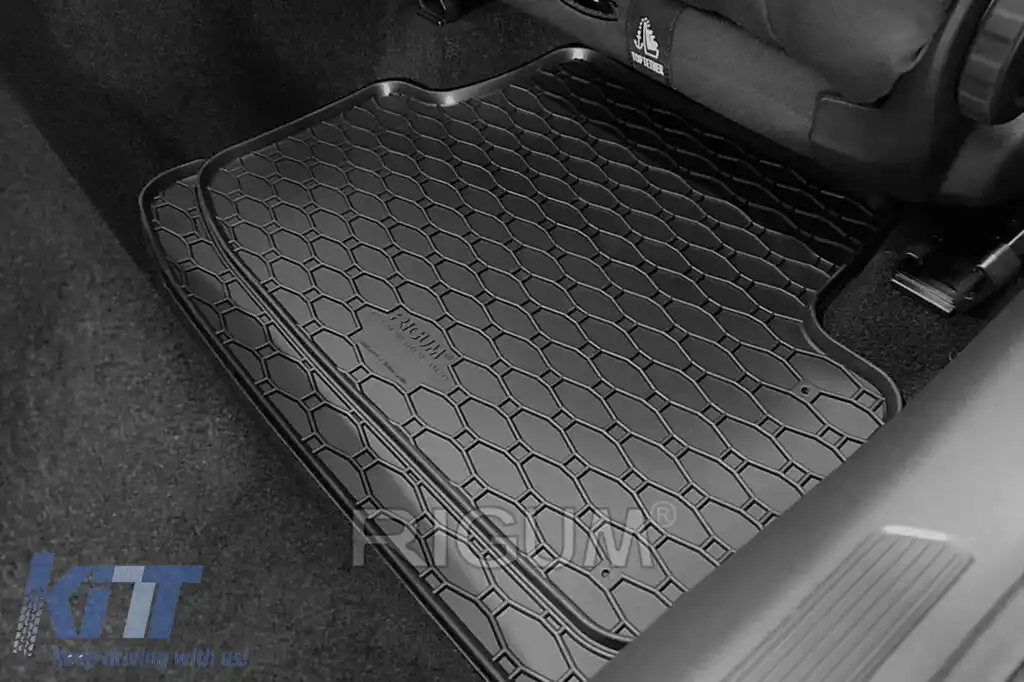 Mochete de cauciuc specifice potrivite pentru Seat Leon, Cupra Leon eTSI, Volkswagen Golf VIII eTSI hatchback, wagon, Skoda Octavia E-Tech după 2020, set de 4 piese, culoare neagră-image-6250133