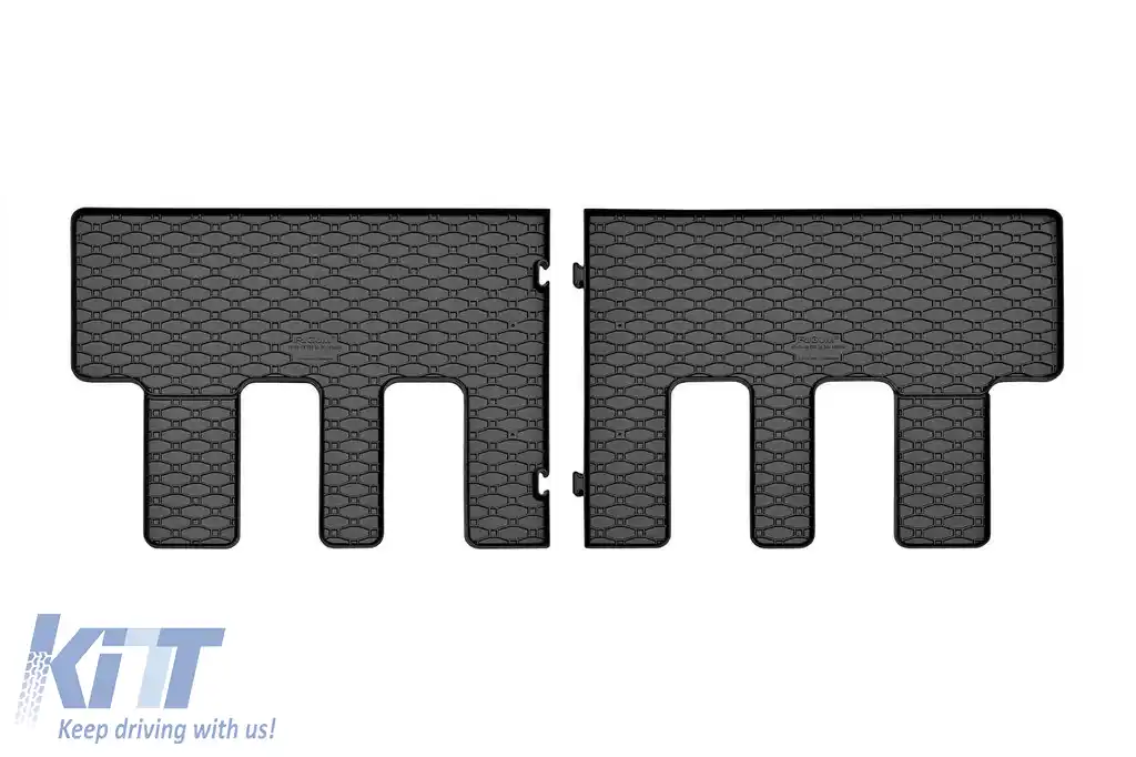 Mochete de cauciuc specifice, potrivite pentru Ford Tourneo Custom după 2024, pentru scaunele din a doua rangă, set de 2 piese, culoare neagră-image-6250164