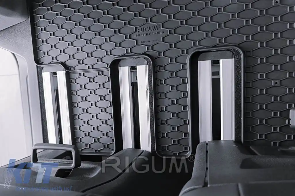 Mochete de cauciuc specifice, potrivite pentru Ford Tourneo Custom după 2024, pentru scaunele din a doua rangă, set de 2 piese, culoare neagră-image-6250166