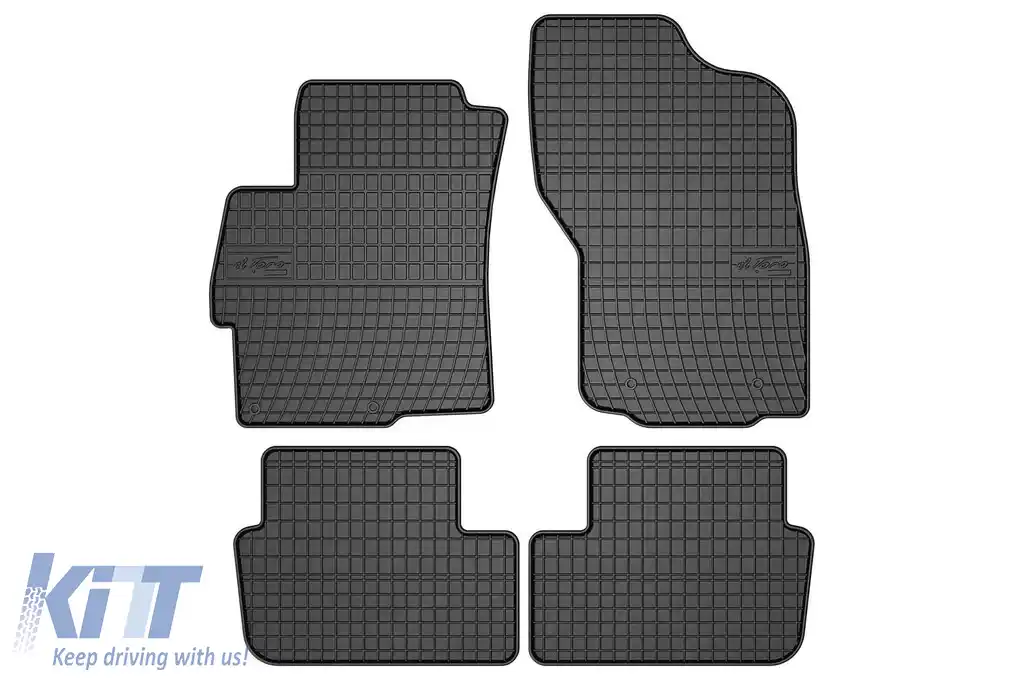 Mochete de cauciuc specifice, potrivite pentru Mitsubishi Lancer 2007-2017, set de 4 piese, culoare neagră din seria Frogum El Toro